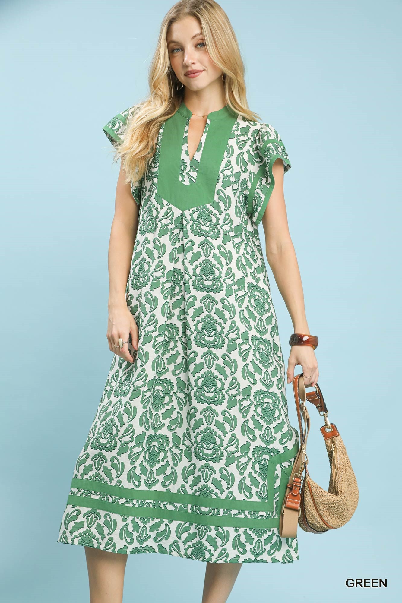 green game day dress Tessa Fall main image 0