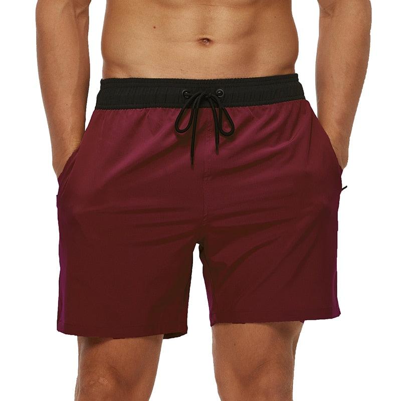 Men's Stretch Swim Trunks Quick Dry Beach Shorts With Zipper Pockets and Mesh Lining Men's Swim Trunks Quick Dry Beach Shorts with Pockets Swimsuits for Men