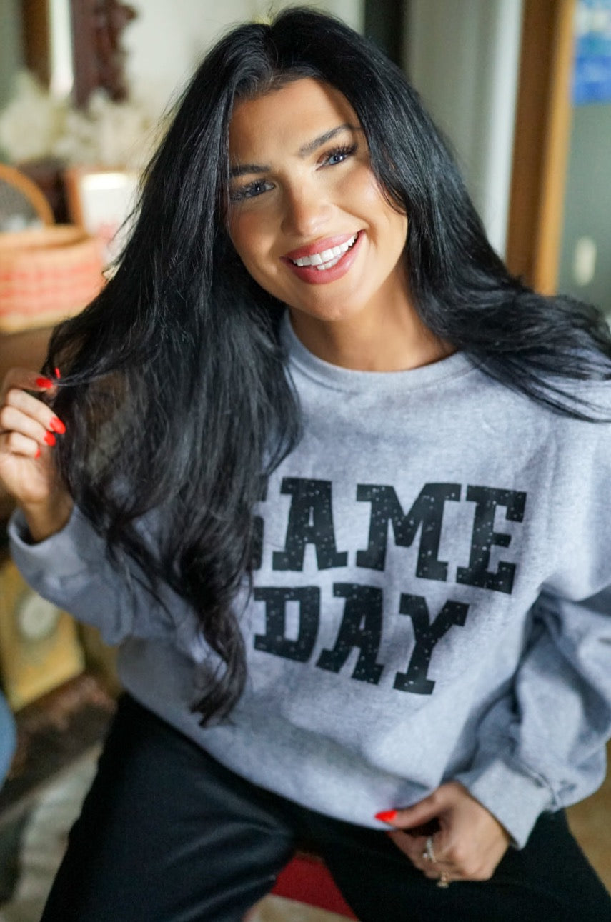 Joelle Game Day Sweatshirt by Threaded Pear - The Cheeky Wink
