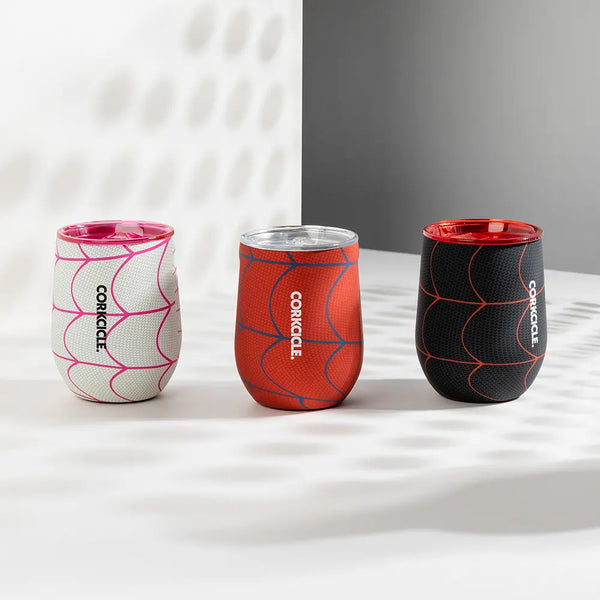 Spider-Man Stemless Set (3) by CORKCICLE. CORKCICLE.