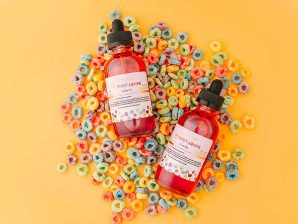 "Frut Loops" Body Oil by AMINNAH AMINNAH