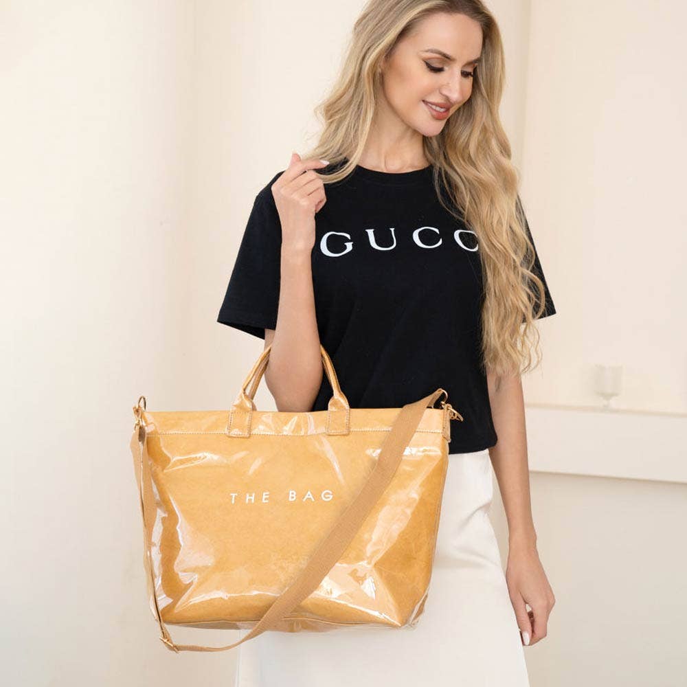 The Bag Waterproof Tote in Camel