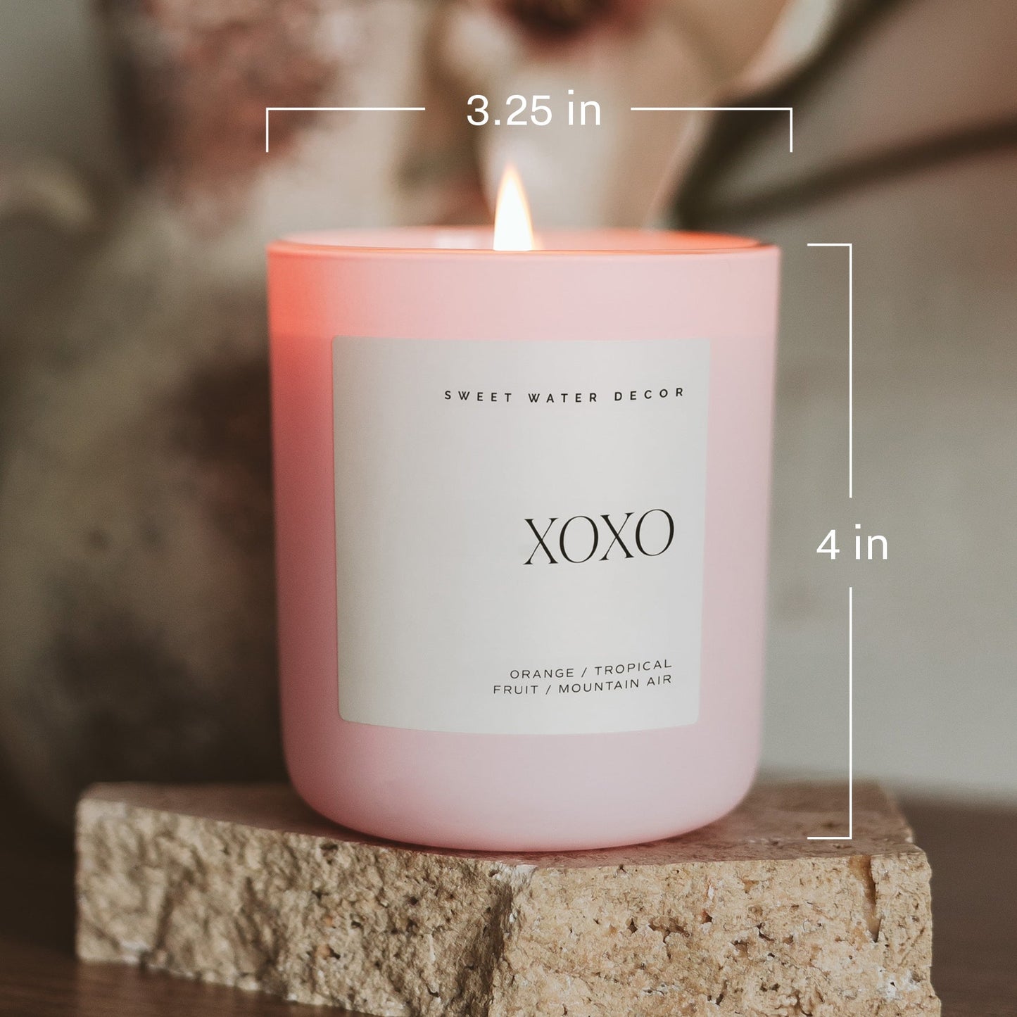 All of Me Loves All of You Soy Candle - Pink Matte Jar - 15 oz