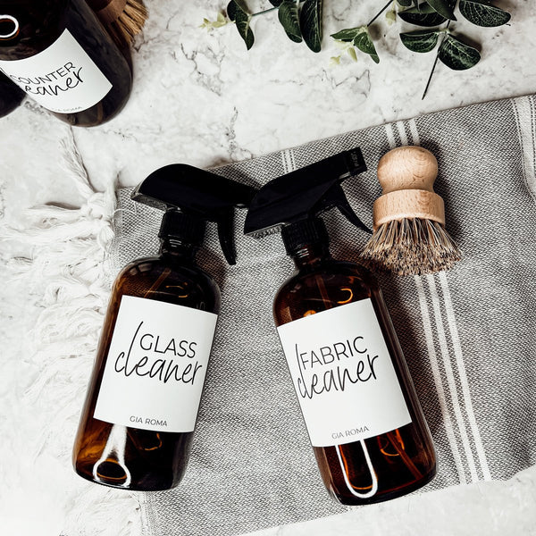 16oz Glass Cleaning Bottles by Gia Roma - The Cheeky Wink