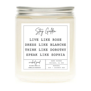 Stay Golden Candle by Wicked Good Perfume