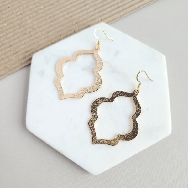 Talia Earrings - Gold by Spiffy & Splendid