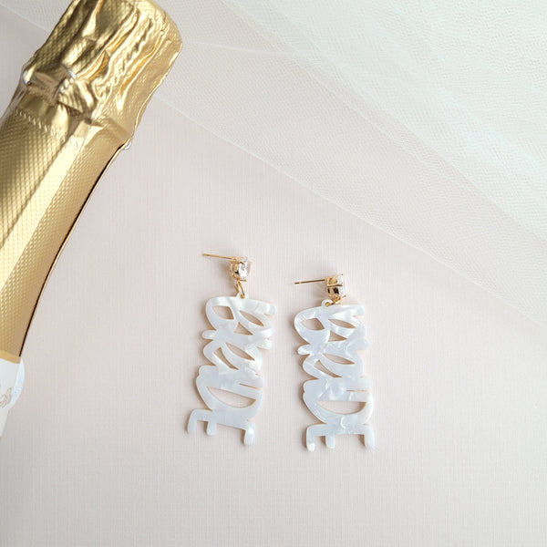 Bride Earrings by Spiffy & Splendid