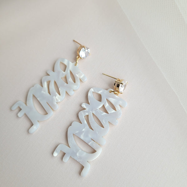 Bride Earrings by Spiffy & Splendid