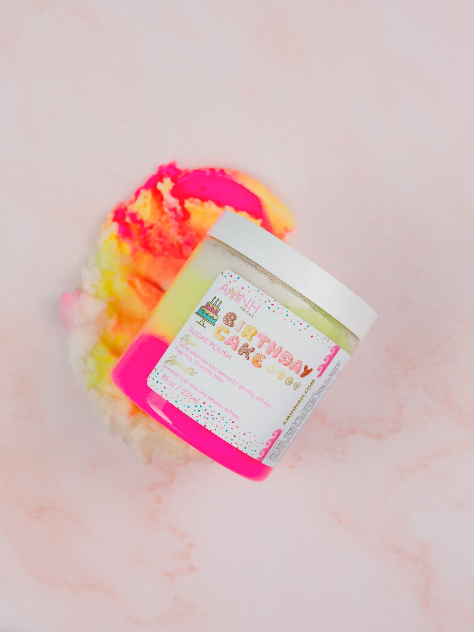 "Birthday Cake" Sugar Scrub by AMINNAH