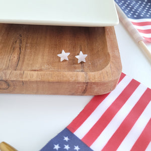 Star Studs- Pearly White by Spiffy & Splendid