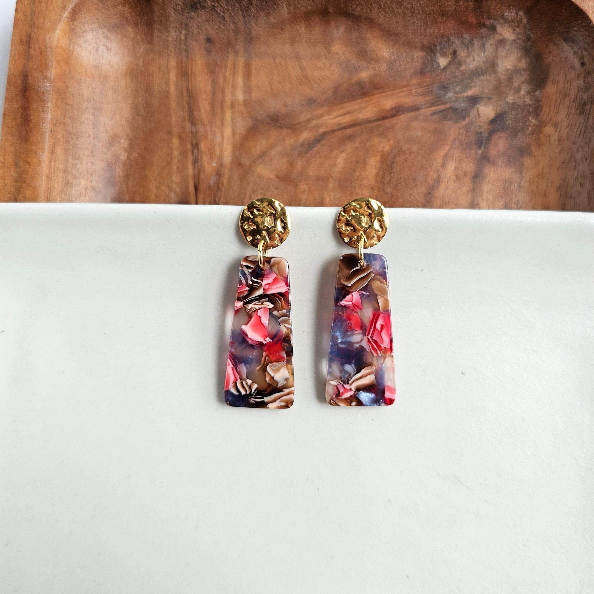 Mia Mini Earrings - Autumn Sky by Spiffy & Splendid