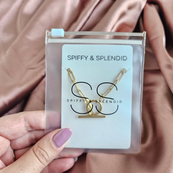 Luxe Gold Paper Clip Bracelet by Spiffy & Splendid