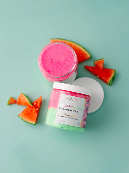 'Water My Melons' Boob Scrub by AMINNAH AMINNAH