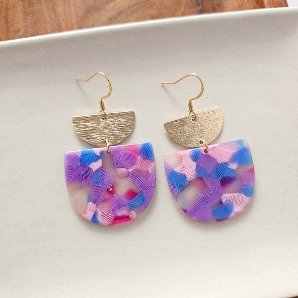 Harper Earrings - Cotton Candy by Spiffy & Splendid