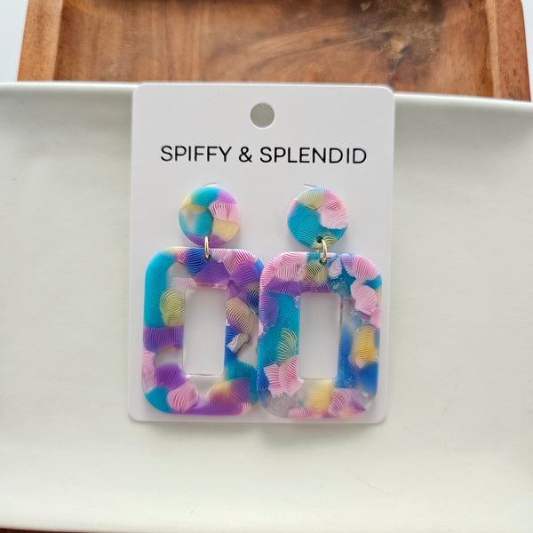 Margot Earrings - Watercolor by Spiffy & Splendid