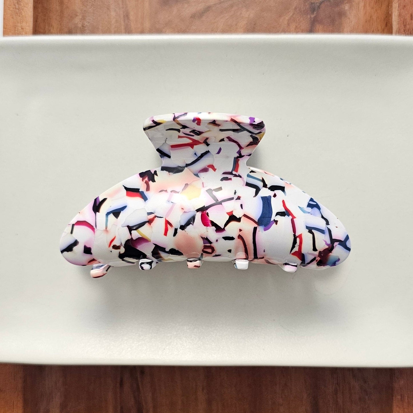 Carmen Hair Claw - Marble Confetti by Spiffy & Splendid - The Cheeky Wink