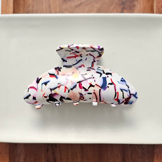 Carmen Hair Claw - Marble Confetti by Spiffy & Splendid - The Cheeky Wink