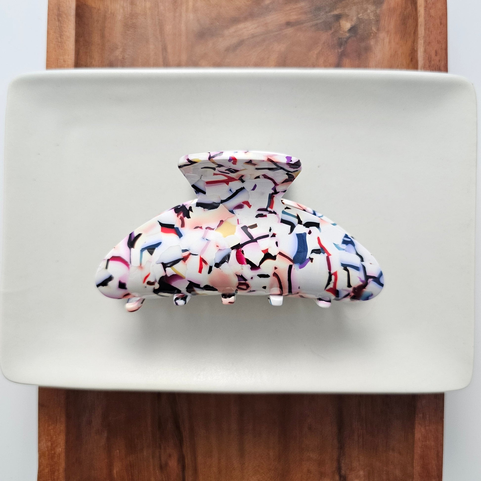 Carmen Hair Claw - Marble Confetti by Spiffy & Splendid - The Cheeky Wink