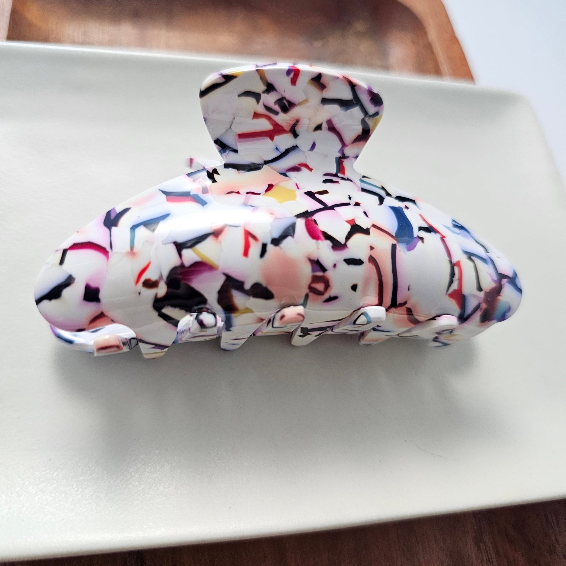 Carmen Hair Claw - Marble Confetti by Spiffy & Splendid - The Cheeky Wink