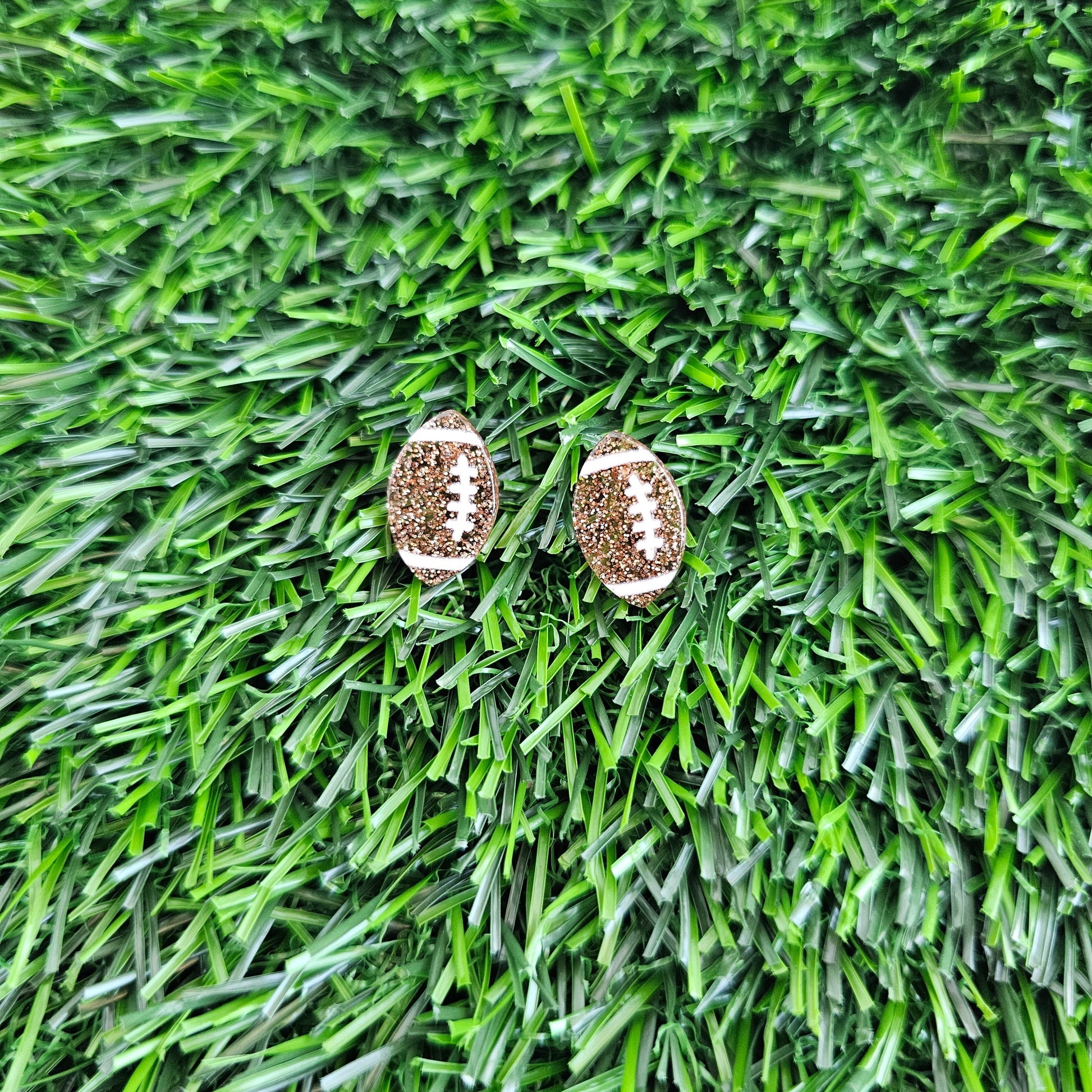 Glitter Football Studs by Spiffy & Splendid - The Cheeky Wink
