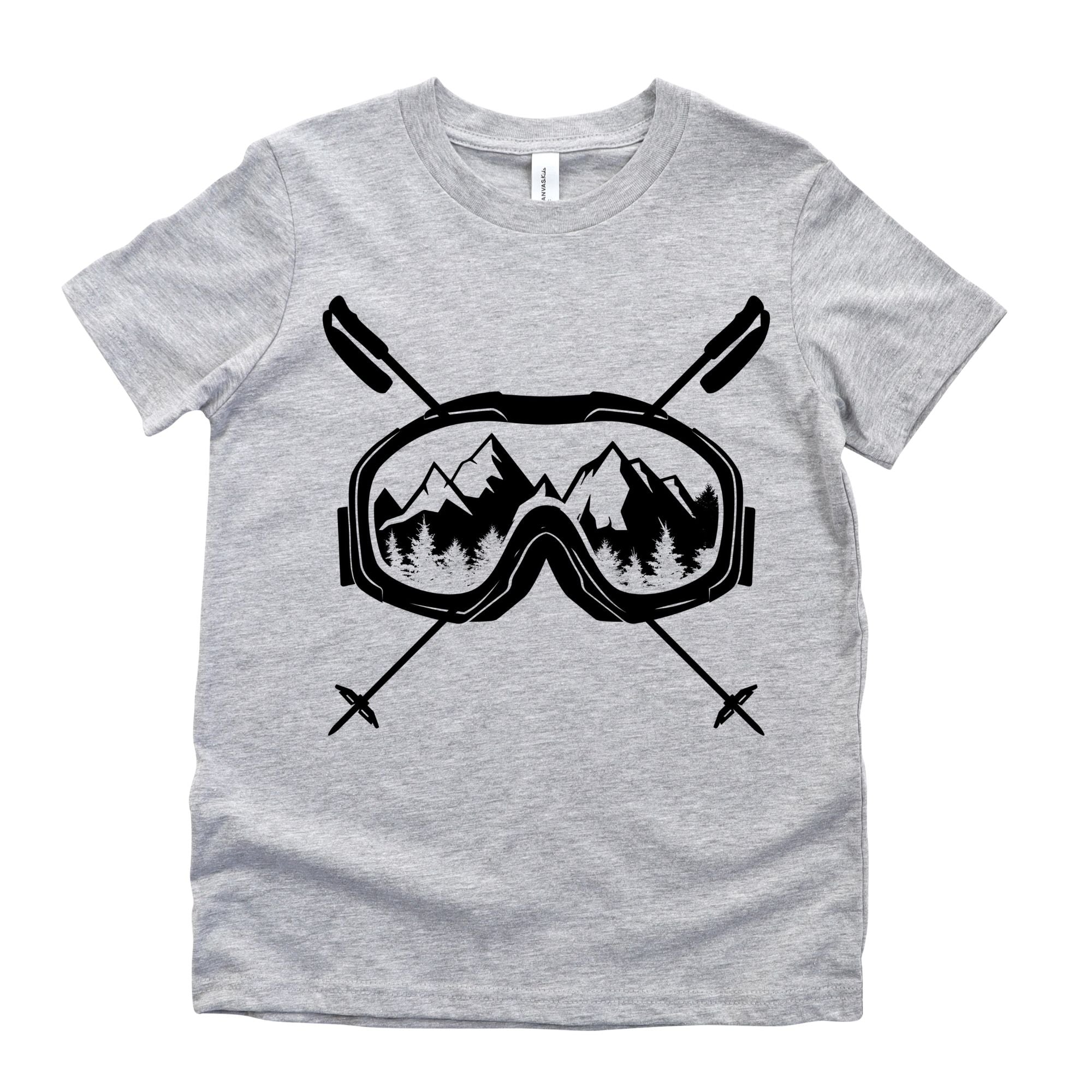 Skiing and Snowboarding Youth T-Shirt by 208 Tees