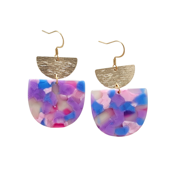 Harper Earrings - Cotton Candy by Spiffy & Splendid