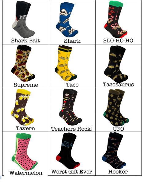 cRAZY sockS for MeN by Threaded Pear