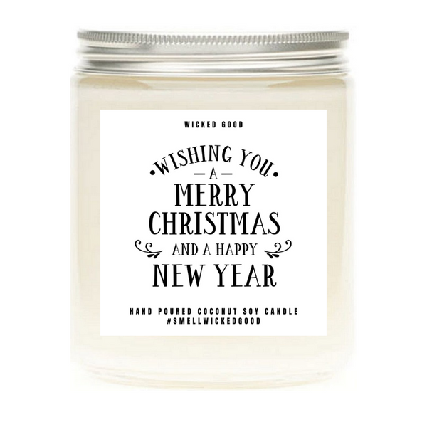 Holiday Candle Greeting by Wicked Good Perfume