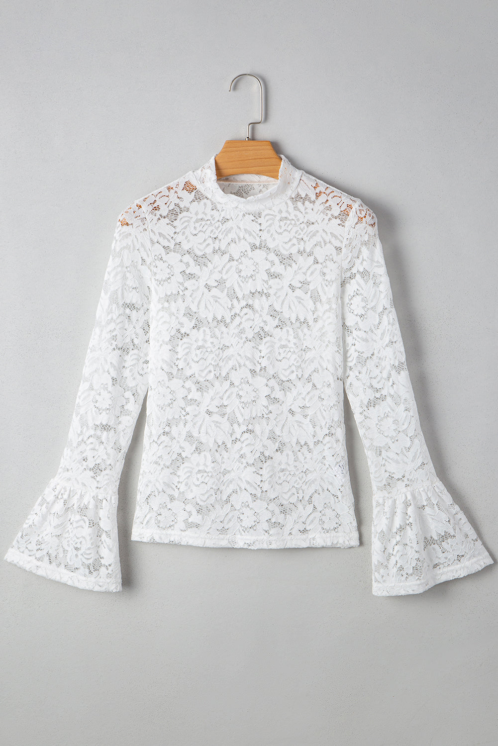 Alani Lace Crochet Bell Sleeve Blouse by Threaded Pear - The Cheeky Wink