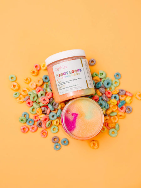 Frut Loops Sugar Scrub by AMINNAH AMINNAH