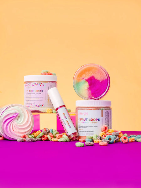 Frut Loops Sugar Scrub by AMINNAH AMINNAH