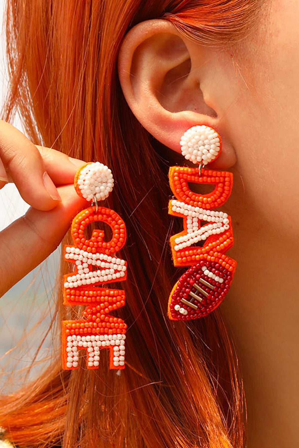 GAME DAY Dangle Earrings by Threaded Pear