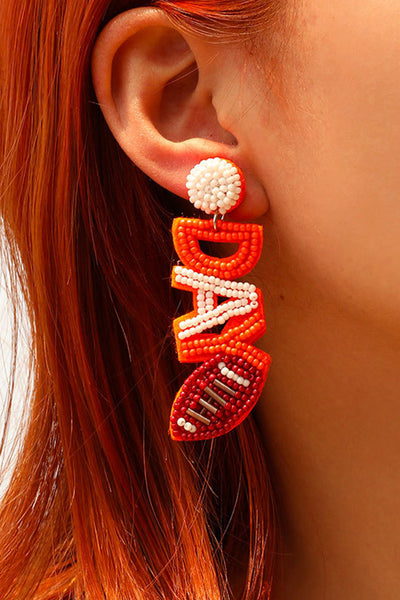 GAME DAY Dangle Earrings by Threaded Pear