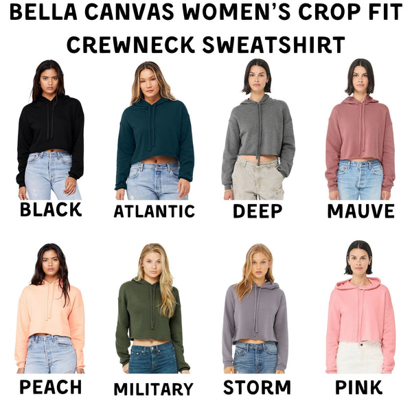 Take A Hike Bella Canvas Cropped Sweatshirt or Crop Hoodie *Women's Crop Fit* by 208 Tees