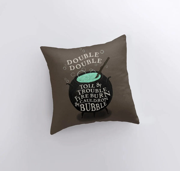 Black Cauldron Boiling Pillow Cover | Fall Décor | Halloween Pillows | Halloween Décor | Fall Throw Pillows | Cute Throw Pillows by UniikPillows