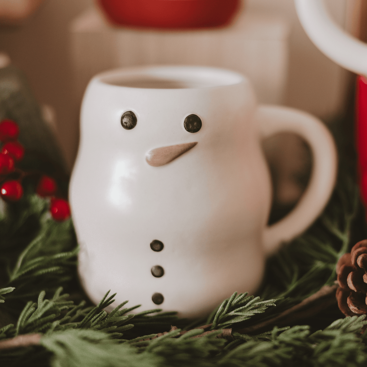 Snowman 21 oz Figural Coffee Mug