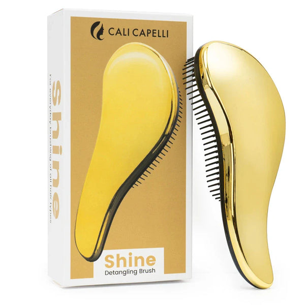 Shine Detangling Hair Brush (Gold) by Calicapelli Hair Tools