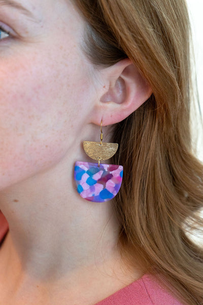 Harper Earrings - Cotton Candy by Spiffy & Splendid