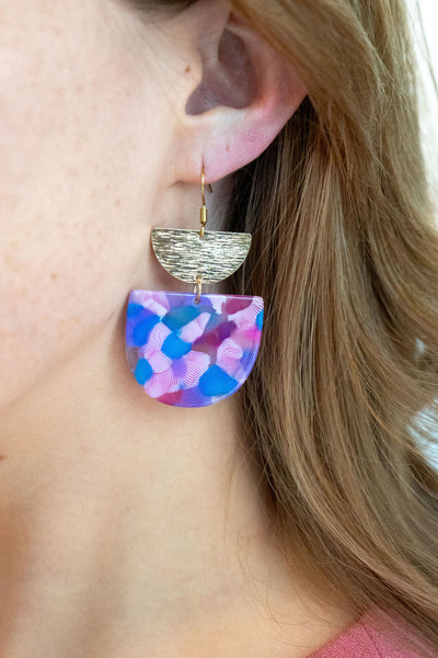 Harper Earrings - Cotton Candy by Spiffy & Splendid