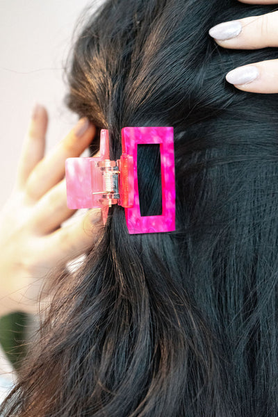 Carly Hair Claw - Hot Pink by Spiffy & Splendid