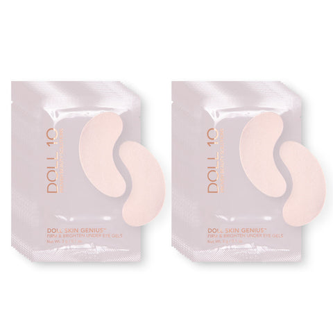 Set of 2 Firm & Brighten Under Eye Gels by Doll 10 Beauty