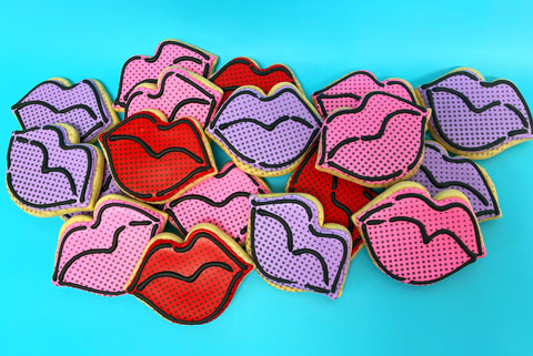 My Lip Gloss Be Poppin'- Sugar Cookies- Gluten Free Available by Confections of a Cake Lover