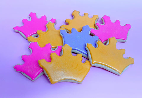 Pretty Princess Crown- Sugar Cookies- Gluten Free Available by Confections of a Cake Lover