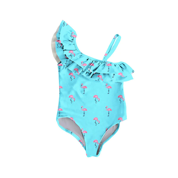 Flamazing Girls Swimsuit by Bermies The Cheeky Wink