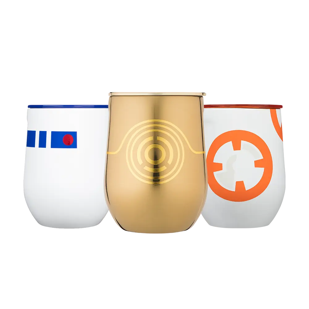 Star Wars™ Droids Stemless Set (3) by CORKCICLE. CORKCICLE.