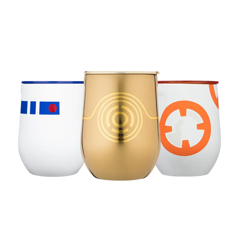 Star Wars™ Droids Stemless Set (3) by CORKCICLE. CORKCICLE.