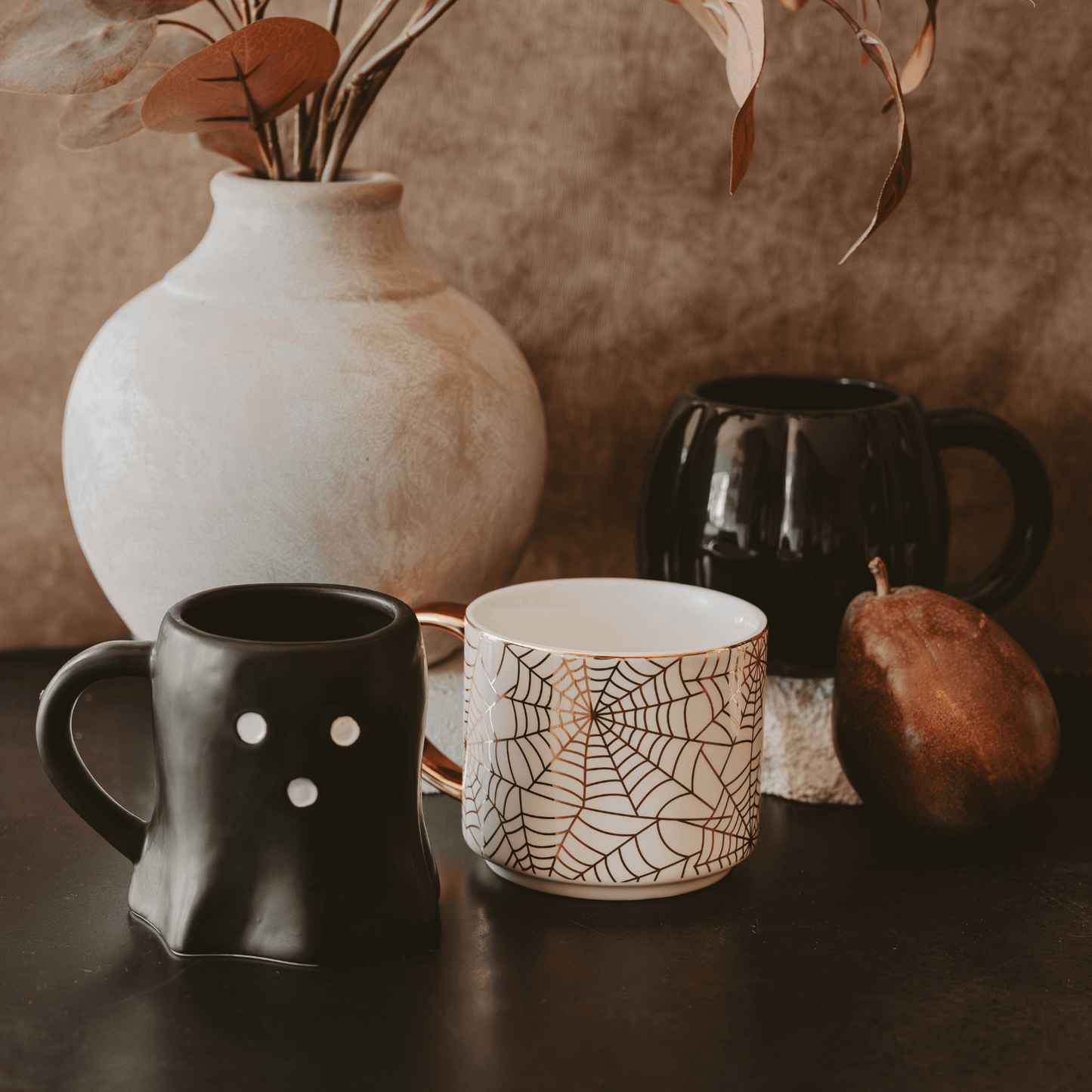 Black Ghost 12 oz Figural Coffee Mug