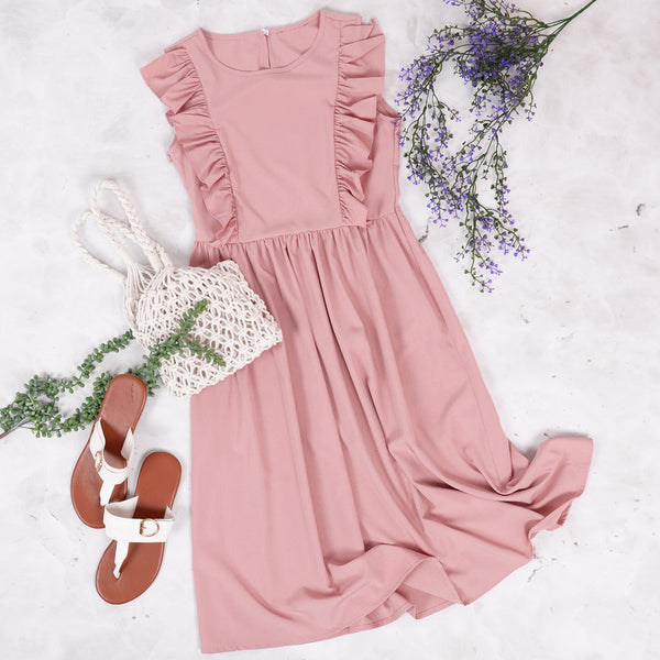 Everyday Ruffle Dress by Anna-Kaci