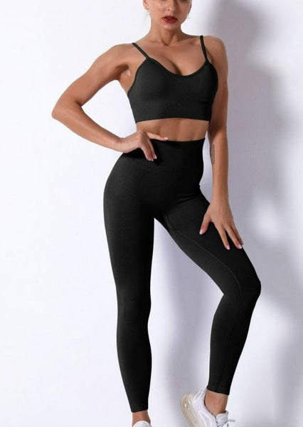 Racerback & Flow Leggings Set by Anna-Kaci