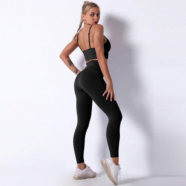 Racerback & Flow Leggings Set by Anna-Kaci